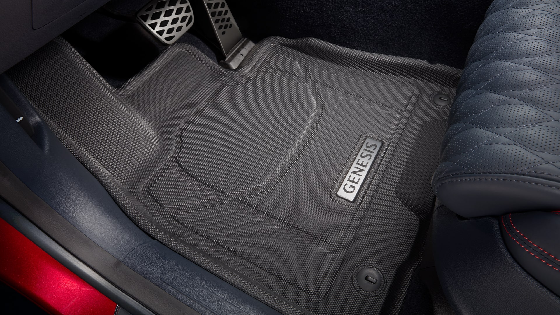 Genesis GV70 shown with All-Season Fitted Liner.